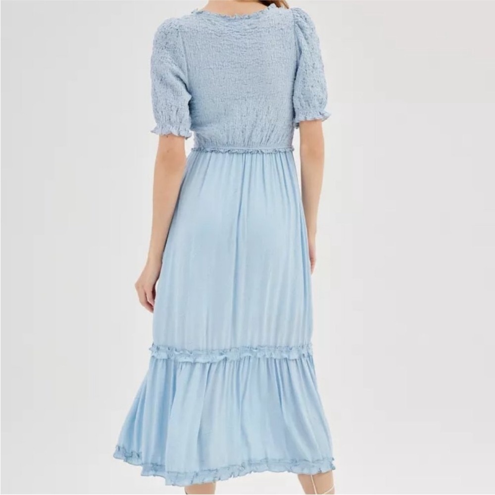 URBAN OUTFITTERS
Uo Picnic Time Midi Dress In baby blue - Picture 2 of 7